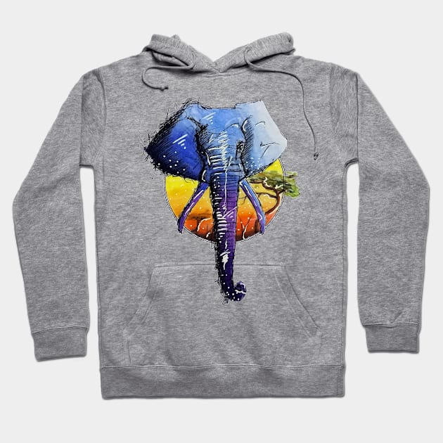 Elephant Hoodie by Calogero